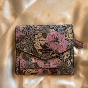 Purple and Blue Coach Wallet